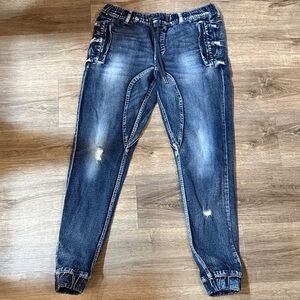 Stylish Blue Denim Jogger Jeans